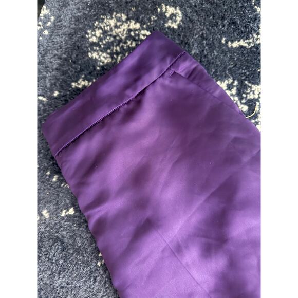 NWOT Jason Wu Bright Violet Polyester Wide Leg Trousers Sz. 10 - Picture 2 of 7